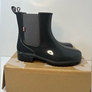 Planone Short Rain Boots for Women and Waterproof Garden Outdoor Shoes Sz 7w